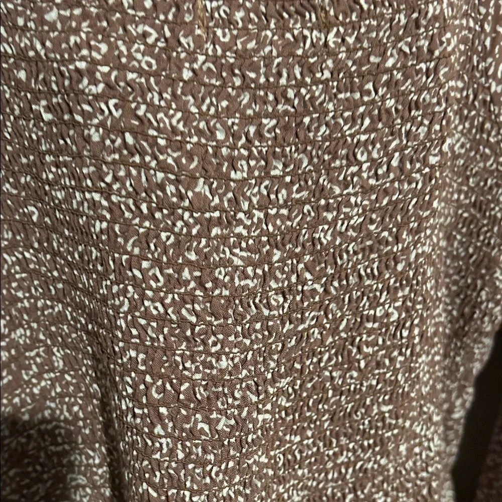 Japna Brown Floral Blouse - Picture 5 of 5